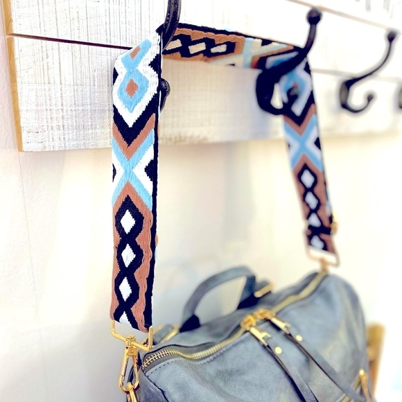BRAND NEW! Aqua Brown Crossbody Strap💙 ~BAG NOT INCLUDED~ - Picture 4 of 8